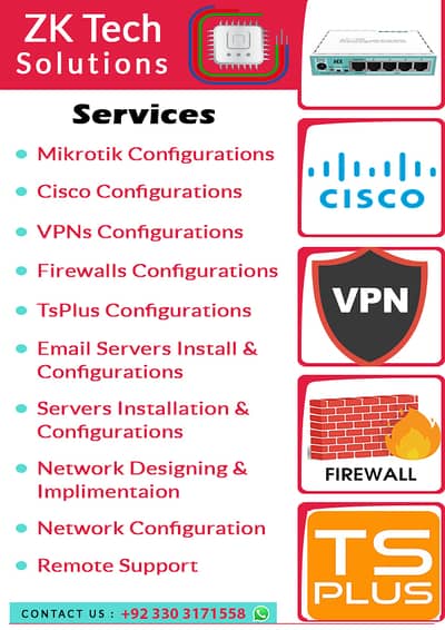 Mikrotik/Networking Configuration Services