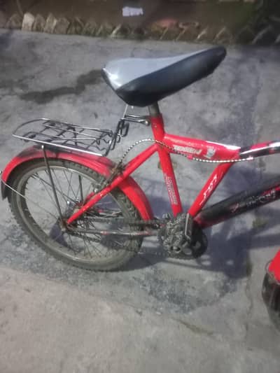 Red colour bmx