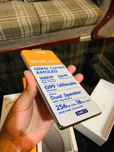 spark 20 pro plus 10/10 box pack Condition 16/256