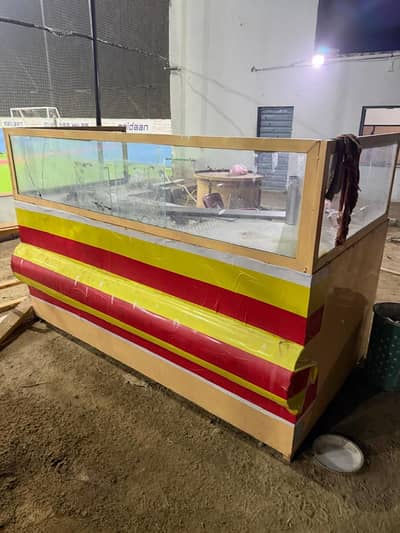 Food Stall with 3 burner- Complete Setup with  tawa, paratha counter