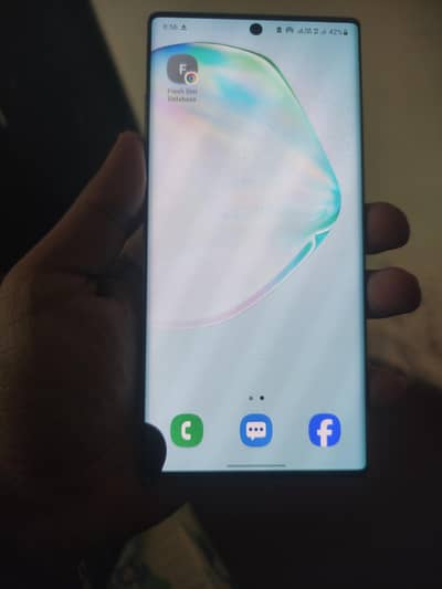 Samsung note 10+ mobile for sale Non pta ha patch Howa ha singel sim