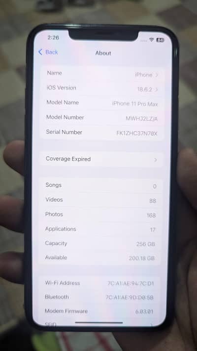 Iphone 11 pro max/jv