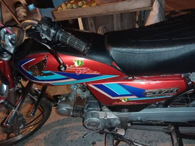 97 model antique Honda CD 70 Islamabad number