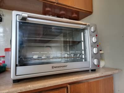Convection rotisserie oven with kabab grill