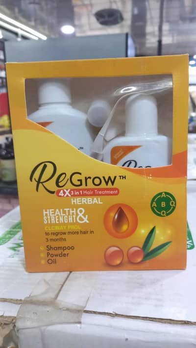 Regrowth4x oil and shampoo