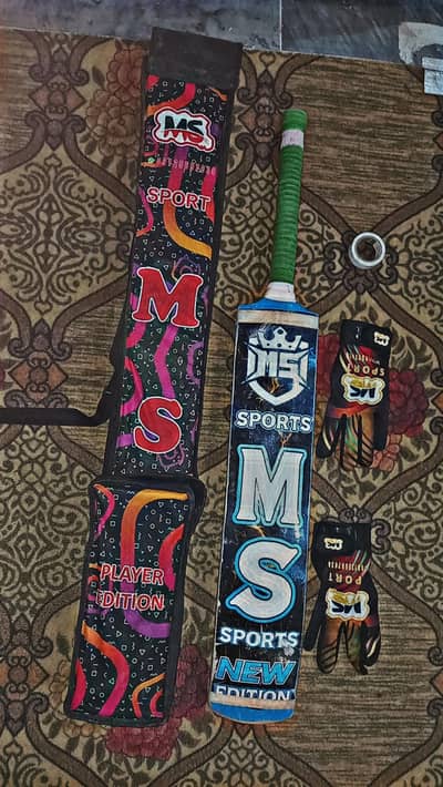 ORIGINAL COCONUT WOOD BAT || WITH ZIPPER POCKET COVER || WITH INNER SE