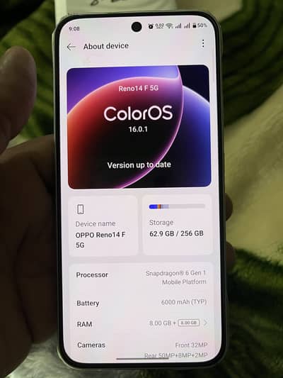 Oppo Reno 14f full box