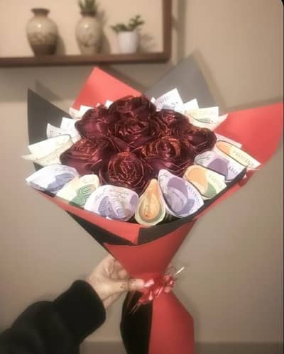 Handmade Ribbon Flowers Bouquet for Sale | Custom Gift | Ribbon Roses
