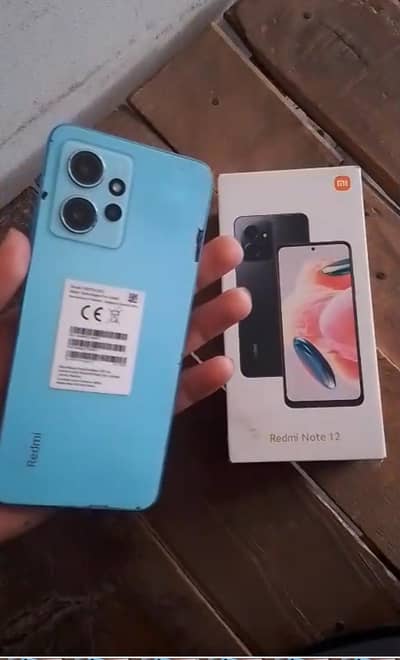 redmi note 12 8+128 box sath ha penal change