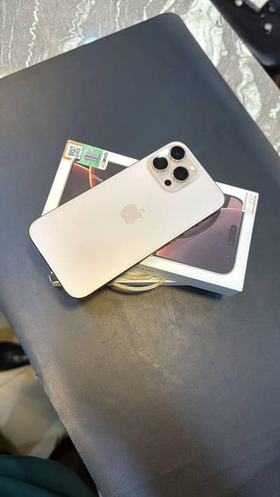 Iphone 16 pro max pta approved with box