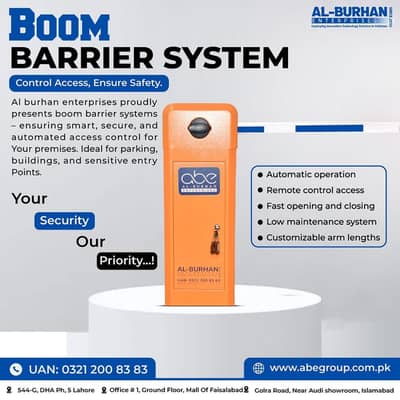 Boom Barrier Security Gate Automatic &Manual Road Parking Boom Barrier