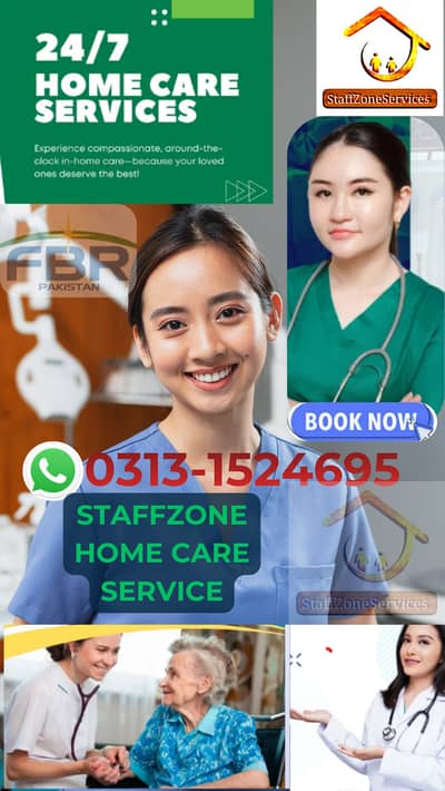 Professional Nursing Staff, Patient Attendant, Babysitter & Domestic H