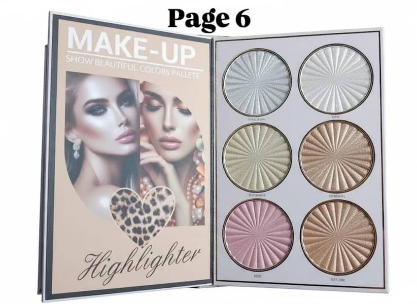 Makeup Notebook Palette 6