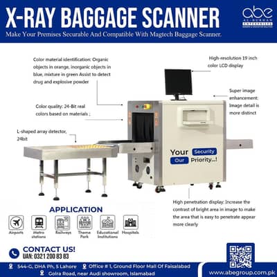 X Ray Baggage Scanner Security Machine Barrier