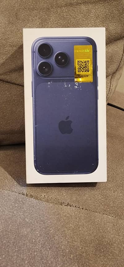 iPhone 17 Pro (256gb Non Active Brand New PTA Approved)