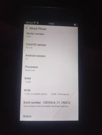 OPPO mobile sal PTA prof