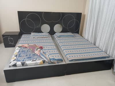 BEDS WARDROBE  & DRESSING TABLE