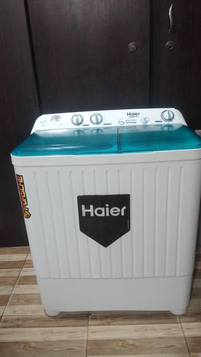 Haier washing machine semiautomatic capacity 8kg twin tub