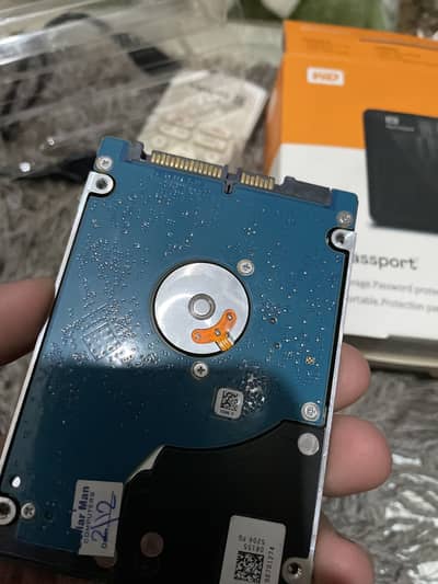 Internal hard drive with case