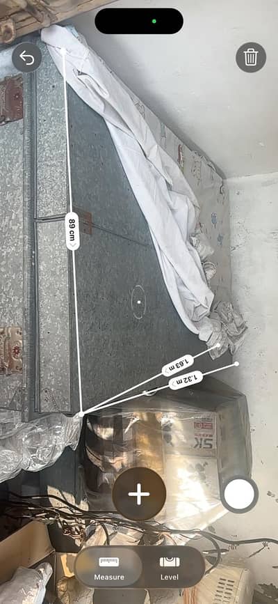 4.5ft/ 3ft metal trunk  فٹ4.5 / 3  لوہے کی پیٹی