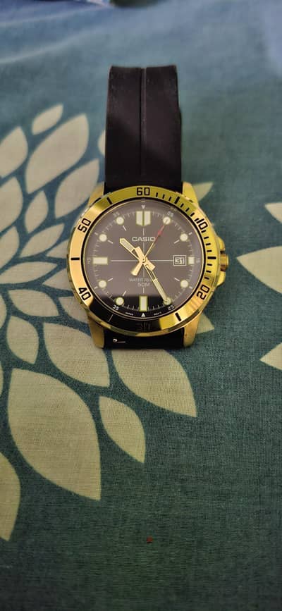 Casio stainless steel watch