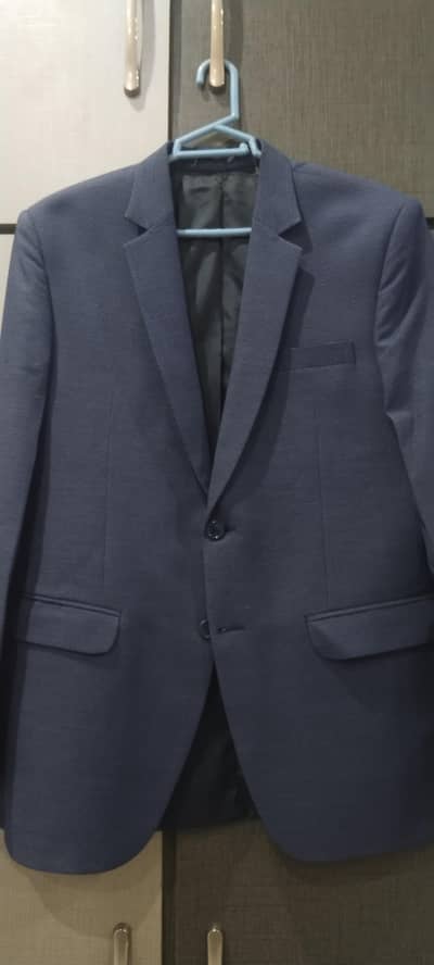 Valima Mens Coat Pant Navy Size M