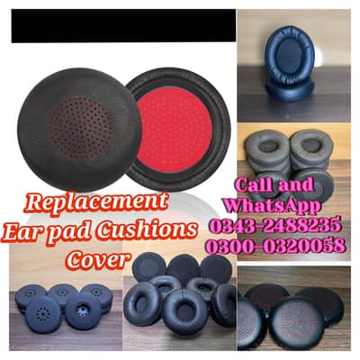 Replacement Earpads & Foam Cushions for Razer HyperX Jabra Plantronic