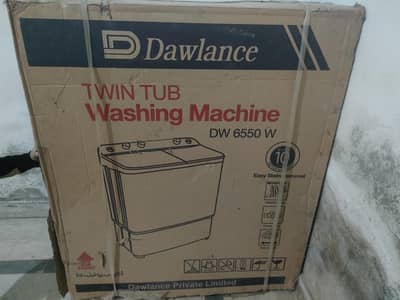 Brand New Dawlance double washing machine and spinner