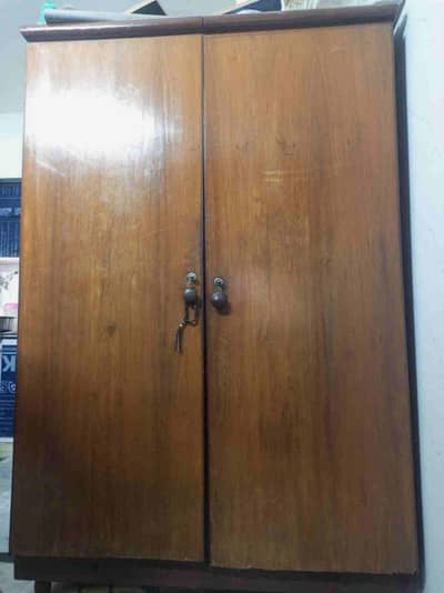 wooden wardrobe
