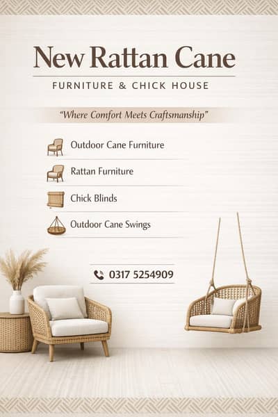 Handcrafted Cane Sofa Set/Modern Cane Sofa/Stylish Cane Sofa/Sofa set