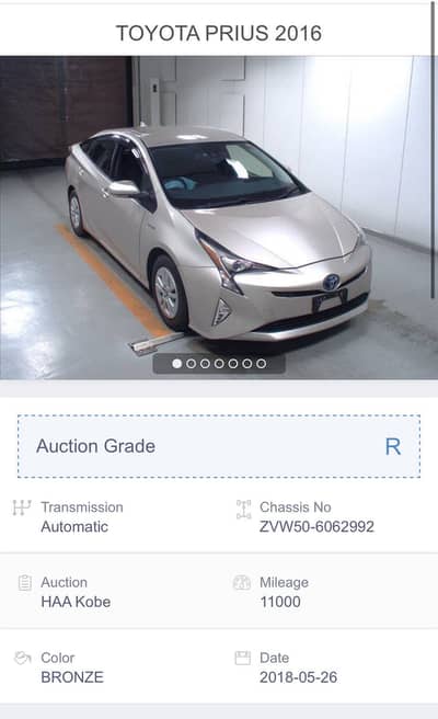 Toyota Prius S Package Model 2016/18