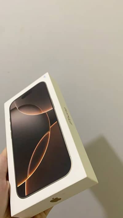 iPhone 16 Pro Max 256 E-Sim + Physical Original Box Packed (Sealed)