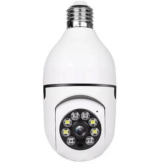Wifi bulb rotation 360 degrees smart camera