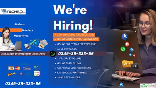 Online Earning | Free Lancing | Work from Home  Male Female Seats Ava