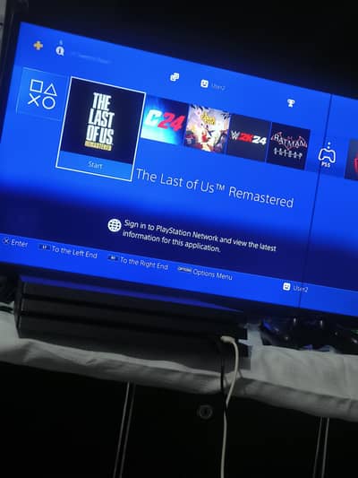 PS4 pro with two controllers