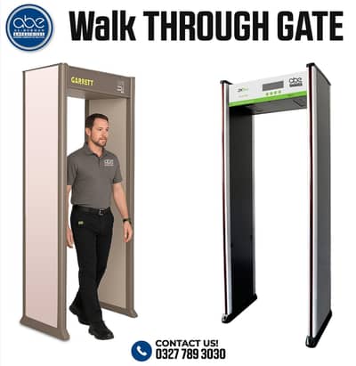 Walk Through Security Gate GARRETT PD 6500I PINPOINT METAL DETECTOR