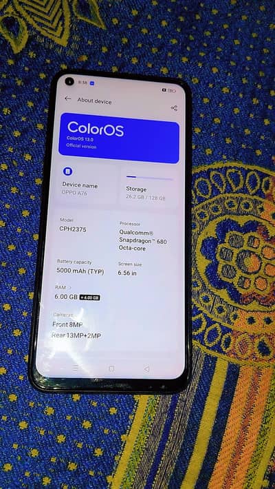 oppo a76 6 128