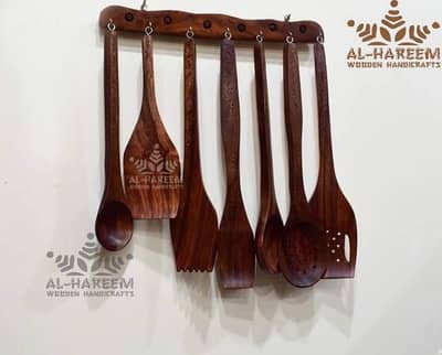 Premium Hand-Crafted Wooden Kitchen Set