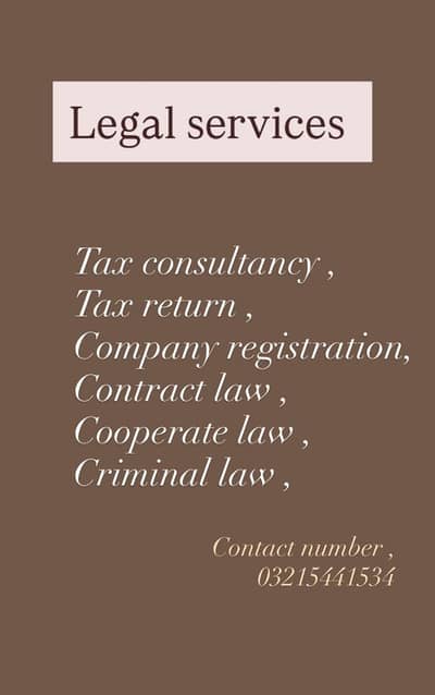 Legal services