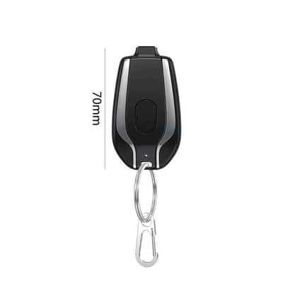 Type-C Portable Keychain Power Bank - Lightweight & Compact Power Solu