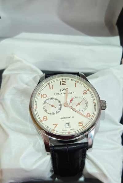 iwc 7 days power reserve automatic watch