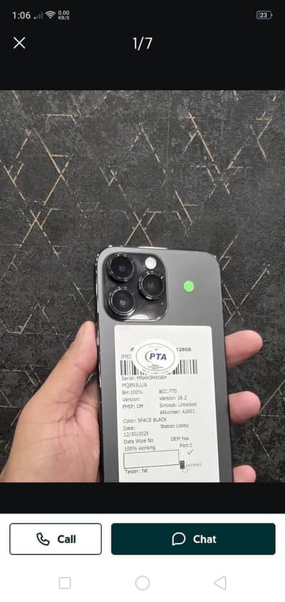 iPhone 14promax 10/10 pta approved