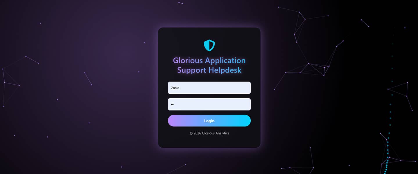 Glorious Application Helpdesk Support 0