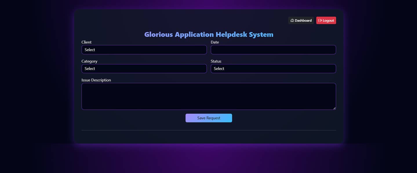 Glorious Application Helpdesk Support 2