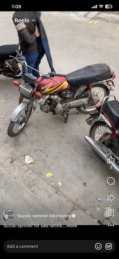 Suzuki sprinter (exchange with 70 possible)