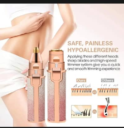 Rechargeable Trimmer Machine for Hair removal.