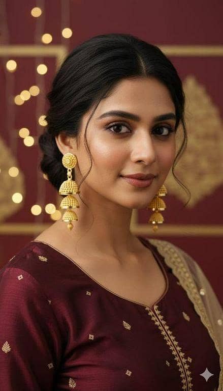 Luxury Gold Plated Multi-Layer Jhumka Earrings | Bridal & Party Wear