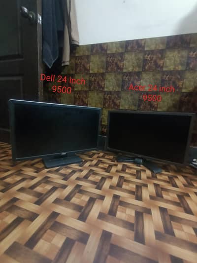 Dell + Acer 24 inch Lcd Computer