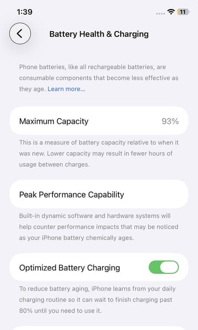 Iphone 11 for sale JV LLA model 64GB 93% battery