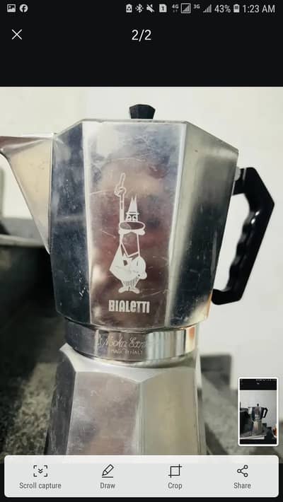 espresso kettle Family Size it's very reasonably priced